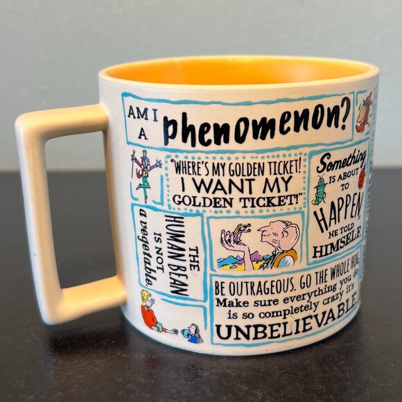The Unemployed Philosophers Guild ROALD DAHL Literary Mug with Book Quotes - Picture 3 of 16